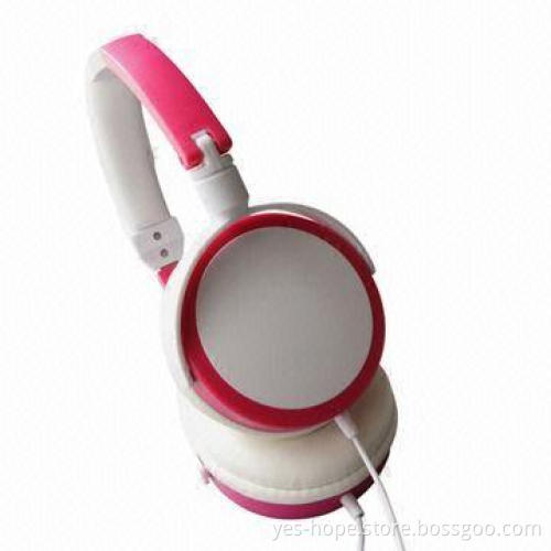 Stereo Headphones with 20Hz to 20KHz Frequency Range, Suitable for MP3/MP4 Players/iPod/DVDs/CDs